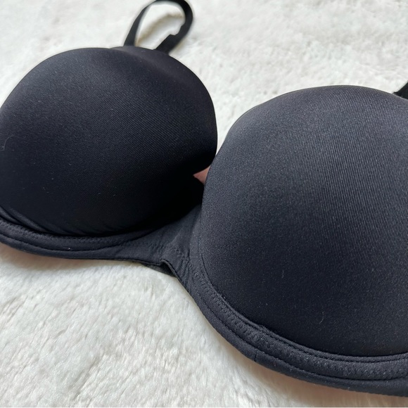 Pink VS Wear Everywhere Multi Way Push Up Bra in Black Women’s 34D - Picture 3 of 11